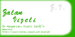 zalan vizeli business card